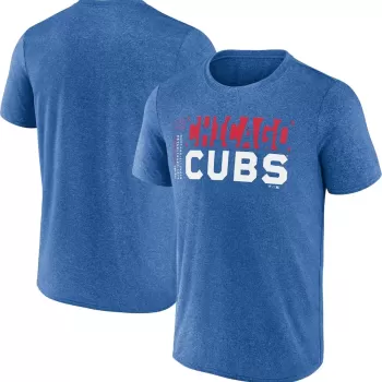 Men's Chicago Cubs Fanatics Heather Royal Fundamentals Shoot For The Sky T-Shirt Men's Chicago Cubs Fanatics Heather Royal Fundamentals Shoot For The Sky T-Shirt