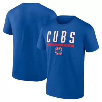 Men's Chicago Cubs Fanatics Royal Power Hit T-Shirt Men's Chicago Cubs Fanatics Royal Power Hit T-Shirt