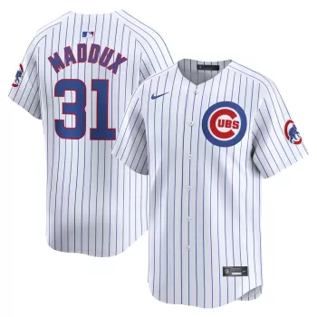 Men's Chicago Cubs Greg Maddux Nike White Home Limited Player Jersey Men's Chicago Cubs Greg Maddux Nike White Home Limited Player Jersey