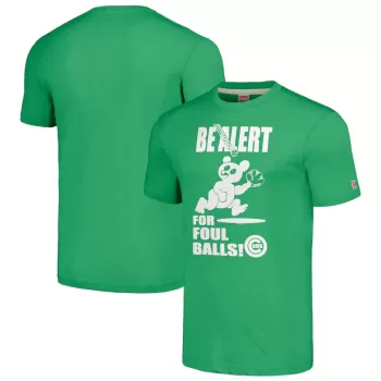 Men's Chicago Cubs Homage Green Hyper Local Tri-Blend T-Shirt Men's Chicago Cubs Homage Green Hyper Local Tri-Blend T-Shirt