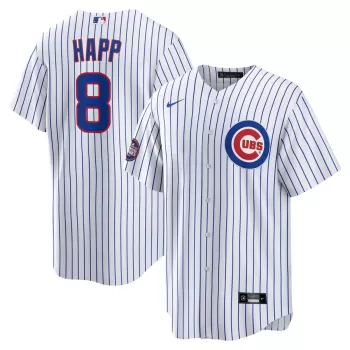 Men's Chicago Cubs Ian Happ Nike White 2025 MLB World Tour: Tokyo Series Home Replica Player Jersey Men's Chicago Cubs Ian Happ Nike White 2025 MLB World Tour: Tokyo Series Home Replica Player Jersey