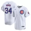 Men's Chicago Cubs Kerry Wood Nike White Home Limited Player Jersey