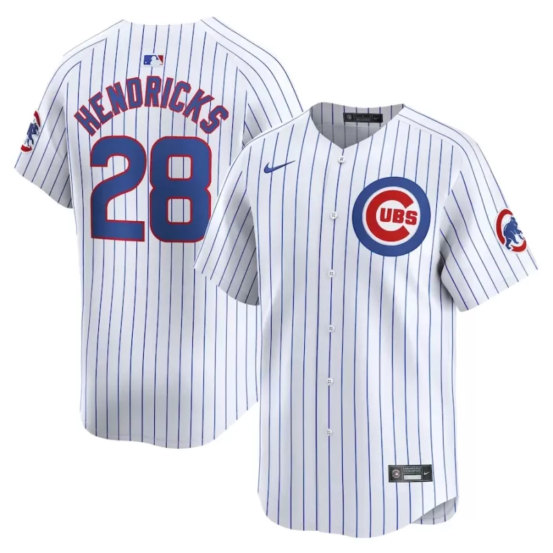 Men's Chicago Cubs Kyle Hendricks Nike White Home Limited Player Jersey Men's Chicago Cubs Kyle Hendricks Nike White Home Limited Player Jersey