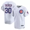 Men's Chicago Cubs Kyle Tucker Nike White Alternate Limited Player Jersey