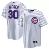 Men's Chicago Cubs Kyle Tucker Nike White Home Replica Player Jersey Men's Chicago Cubs Kyle Tucker Nike White Home Replica Player Jersey