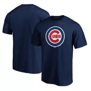 Men's Chicago Cubs Navy Official Team Logo T-Shirt Men's Chicago Cubs Navy Official Team Logo T-Shirt