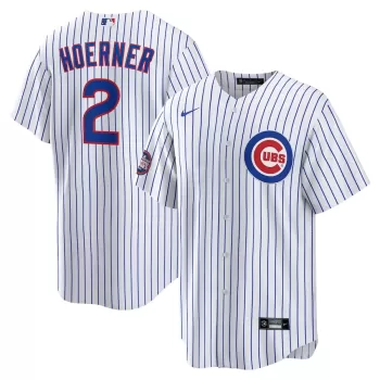Men's Chicago Cubs Nico Hoerner Nike White 2025 MLB World Tour: Tokyo Series Home Replica Player Jersey Men's Chicago Cubs Nico Hoerner Nike White 2025 MLB World Tour: Tokyo Series Home Replica Player Jersey