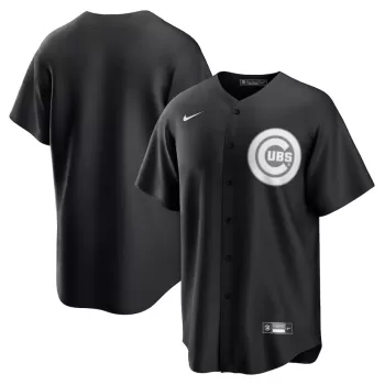 Men's Chicago Cubs Nike Black Lights Out Replica Jersey Men's Chicago Cubs Nike Black Lights Out Replica Jersey