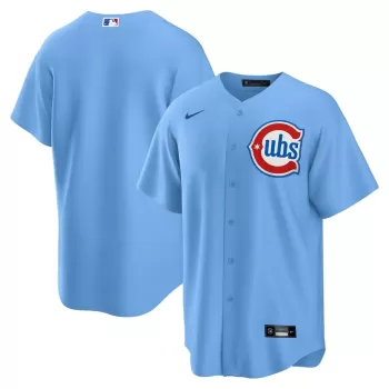 Men's Chicago Cubs Nike Light Blue 2nd Alternate Replica 2.0 Jersey Men's Chicago Cubs Nike Light Blue 2nd Alternate Replica 2.0 Jersey