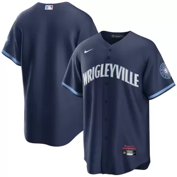 Men's Chicago Cubs Nike Navy City Connect Replica Jersey Men's Chicago Cubs Nike Navy City Connect Replica Jersey