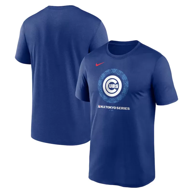 Men's Chicago Cubs Nike Royal 2025 MLB World Tour: Tokyo Series Legend Logo T-Shirt Men's Chicago Cubs Nike Royal 2025 MLB World Tour: Tokyo Series Legend Logo T-Shirt