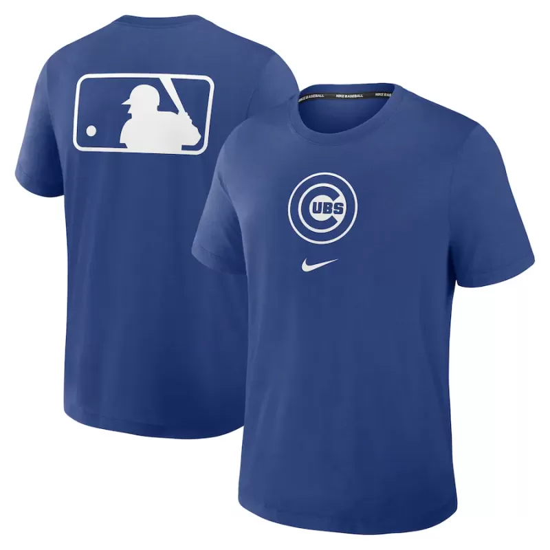 Men's Chicago Cubs Nike Royal Authentic Collection Early Work Tri-Blend Performance T-Shirt Men's Chicago Cubs Nike Royal Authentic Collection Early Work Tri-Blend Performance T-Shirt