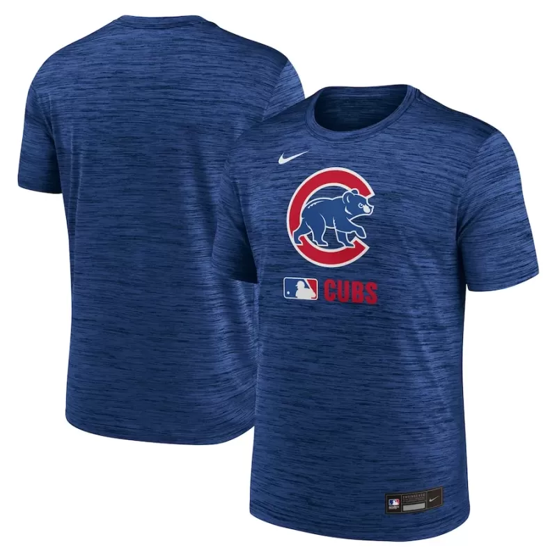 Men's Chicago Cubs Nike Royal Authentic Collection Velocity Performance Practice T-Shirt Men's Chicago Cubs Nike Royal Authentic Collection Velocity Performance Practice T-Shirt