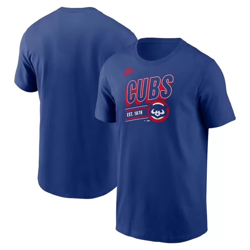 Men's Chicago Cubs Nike Royal Cooperstown Collection Retro T-Shirt
