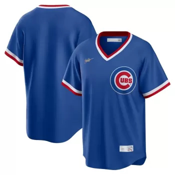 Men's Chicago Cubs Nike Royal Road Cooperstown Collection Team Jersey Men's Chicago Cubs Nike Royal Road Cooperstown Collection Team Jersey