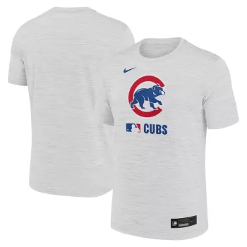 Men's Chicago Cubs Nike White Authentic Collection Velocity Performance Practice T-Shirt Men's Chicago Cubs Nike White Authentic Collection Velocity Performance Practice T-Shirt