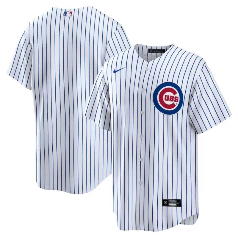 Men's Chicago Cubs Nike White Home Blank Replica Jersey Men's Chicago Cubs Nike White Home Blank Replica Jersey