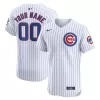 Men's Chicago Cubs Nike White Home Elite Custom Jersey Men's Chicago Cubs Nike White Home Elite Custom Jersey