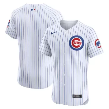 Men's Chicago Cubs Nike White Home Elite Jersey Men's Chicago Cubs Nike White Home Elite Jersey
