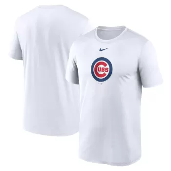 Men's Chicago Cubs Nike White Legend Fuse Large Logo Performance T-Shirt Men's Chicago Cubs Nike White Legend Fuse Large Logo Performance T-Shirt