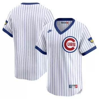 Men's Chicago Cubs Nike White Throwback Cooperstown Collection Limited Jersey Men's Chicago Cubs Nike White Throwback Cooperstown Collection Limited Jersey