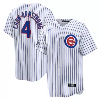 Men's Chicago Cubs Pete Crow-Armstrong Nike White 2025 MLB All-Star Game Home Replica Player Jersey Men's Chicago Cubs Pete Crow-Armstrong Nike White 2025 MLB All-Star Game Home Replica Player Jersey