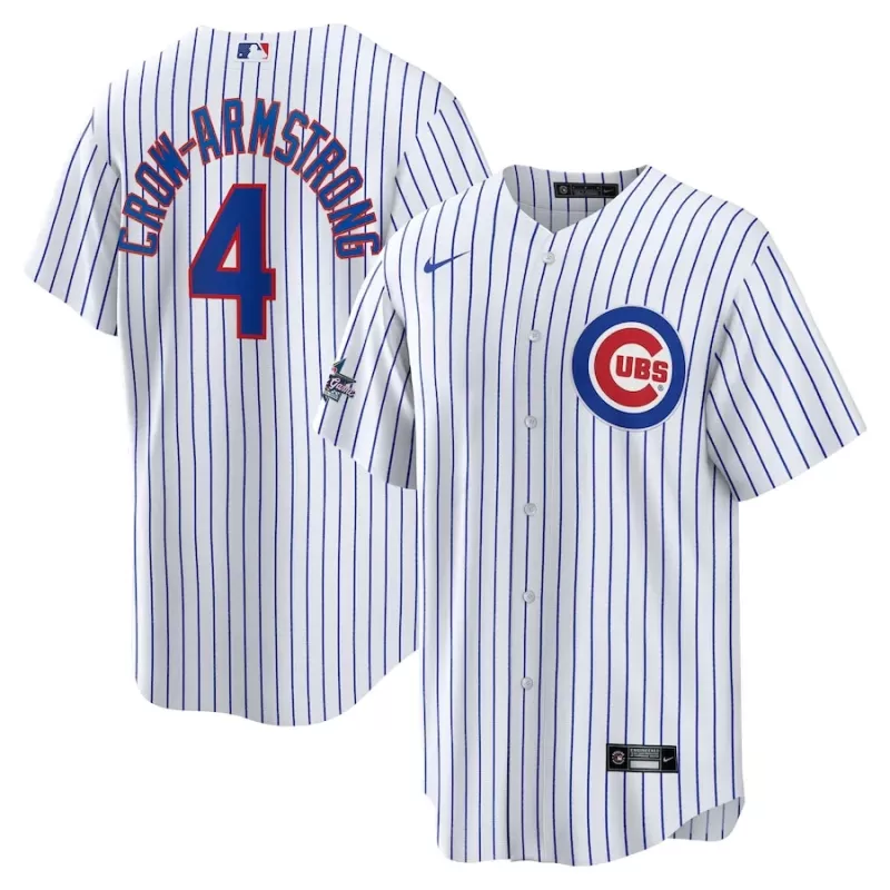 Men's Chicago Cubs Pete Crow-Armstrong Nike White 2025 MLB All-Star Game Home Replica Player Jersey Men's Chicago Cubs Pete Crow-Armstrong Nike White 2025 MLB All-Star Game Home Replica Player Jersey