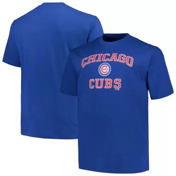Men's Chicago Cubs Profile Royal Big & Tall Heart & Soul T-Shirt Men's Chicago Cubs Profile Royal Big & Tall Heart & Soul T-Shirt