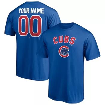 Men's Chicago Cubs Royal Personalized Team Winning Streak Name & Number T-Shirt Men's Chicago Cubs Royal Personalized Team Winning Streak Name & Number T-Shirt