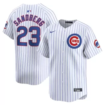 Men's Chicago Cubs Ryne Sandberg Nike White Home Limited Player Jersey Men's Chicago Cubs Ryne Sandberg Nike White Home Limited Player Jersey