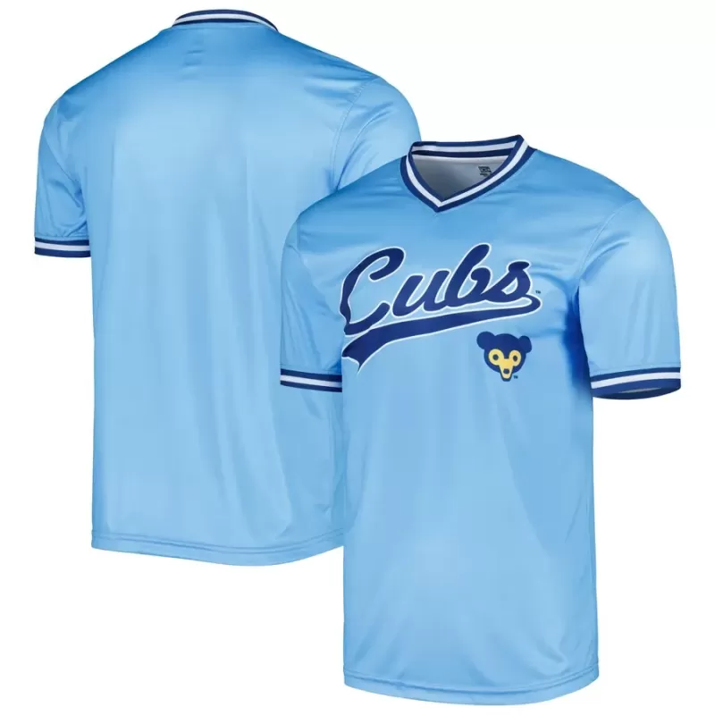 Men's Chicago Cubs Stitches Light Blue Cooperstown Collection Team Jersey Men's Chicago Cubs Stitches Light Blue Cooperstown Collection Team Jersey