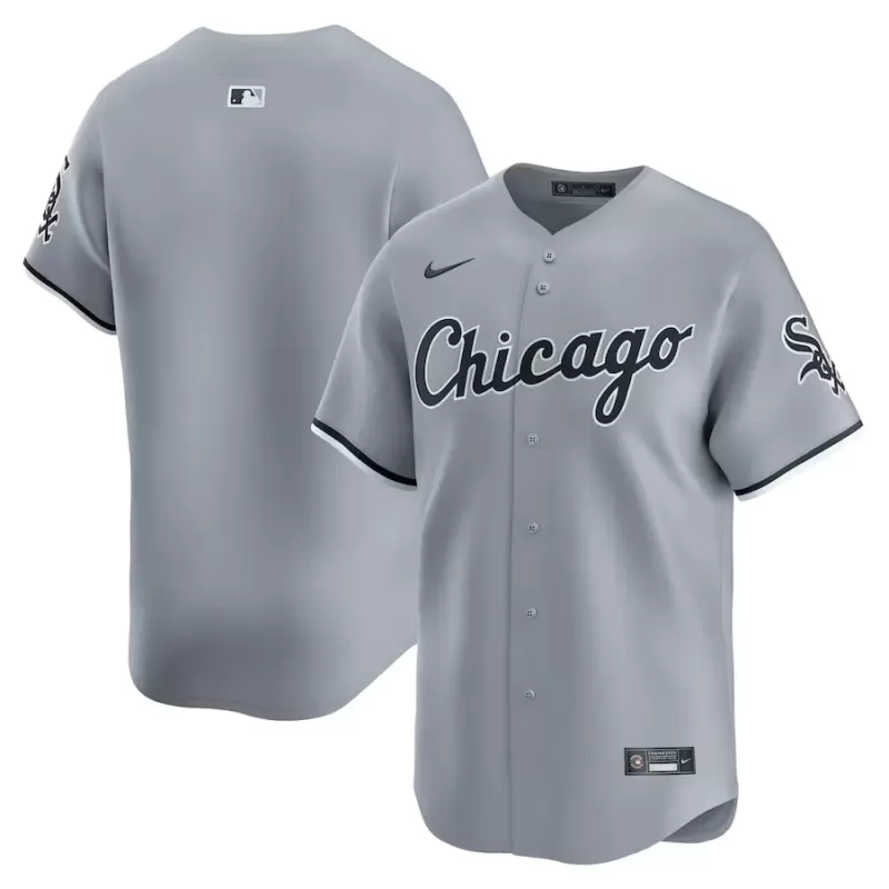 Men's Chicago White Sox Nike Gray Road Limited Jersey Men's Chicago White Sox Nike Gray Road Limited Jersey