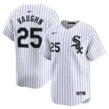 Men's Chicago White Sox Andrew Vaughn Nike White Home Limited Player Jersey Men's Chicago White Sox Andrew Vaughn Nike White Home Limited Player Jersey