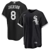 Men's Chicago White Sox Bo Jackson Nike Black Alternate 2 Replica Jersey Men's Chicago White Sox Bo Jackson Nike Black Alternate 2 Replica Jersey