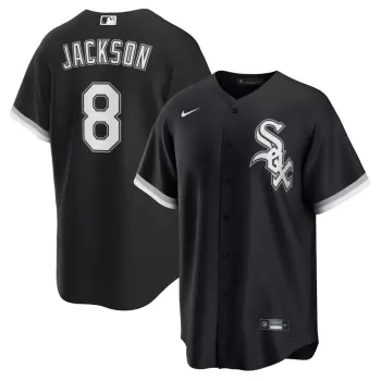 Men's Chicago White Sox Bo Jackson Nike Black Alternate 2 Replica Jersey