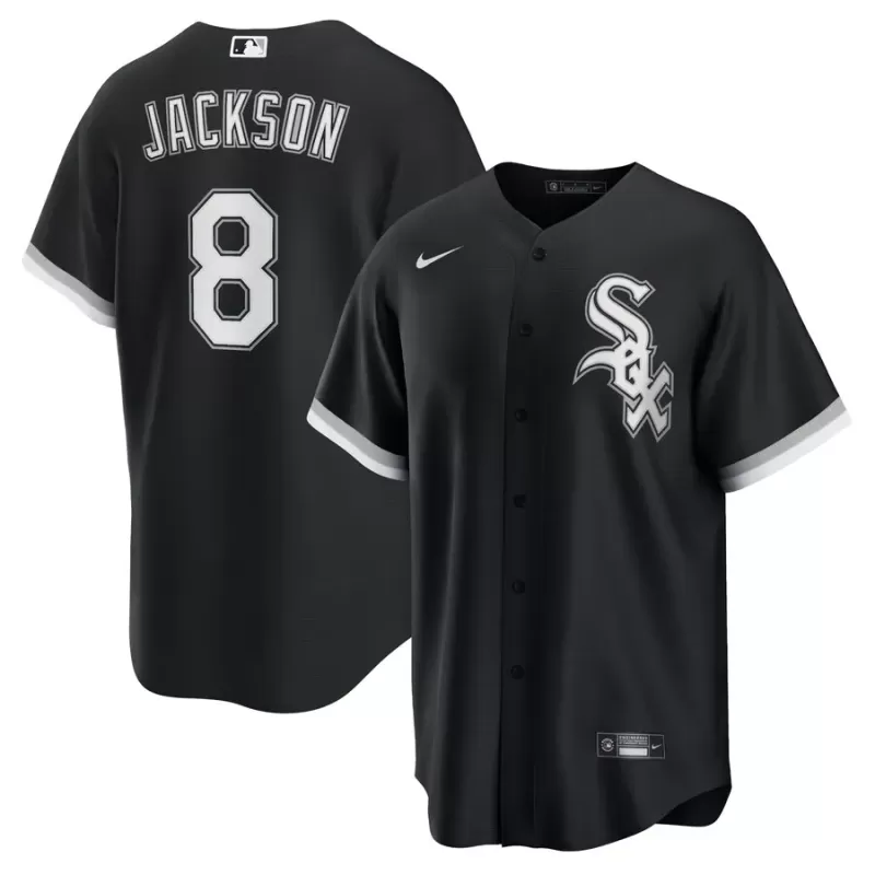 Men's Chicago White Sox Bo Jackson Nike Black Alternate 2 Replica Jersey Men's Chicago White Sox Bo Jackson Nike Black Alternate 2 Replica Jersey
