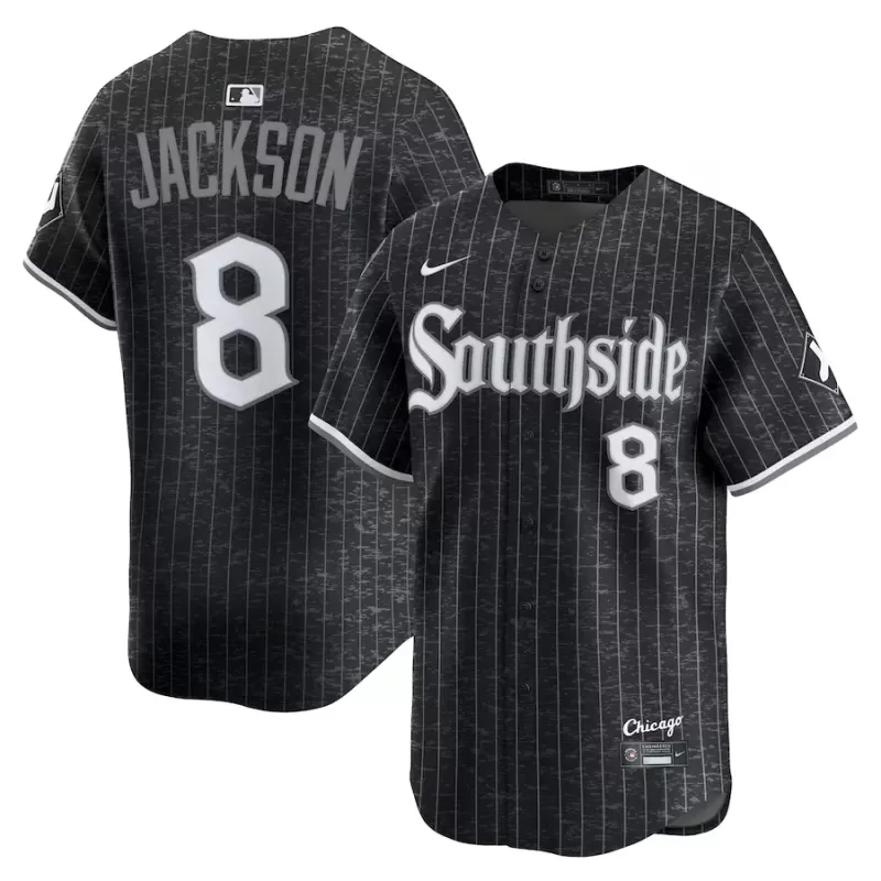 Men's Chicago White Sox Bo Jackson Nike Black City Connect Limited Player Jersey Men's Chicago White Sox Bo Jackson Nike Black City Connect Limited Player Jersey