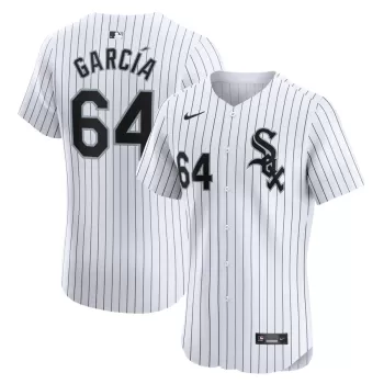 Men's Chicago White Sox Deivi Garcia Nike White Home Elite Player Jersey Men's Chicago White Sox Deivi Garcia Nike White Home Elite Player Jersey