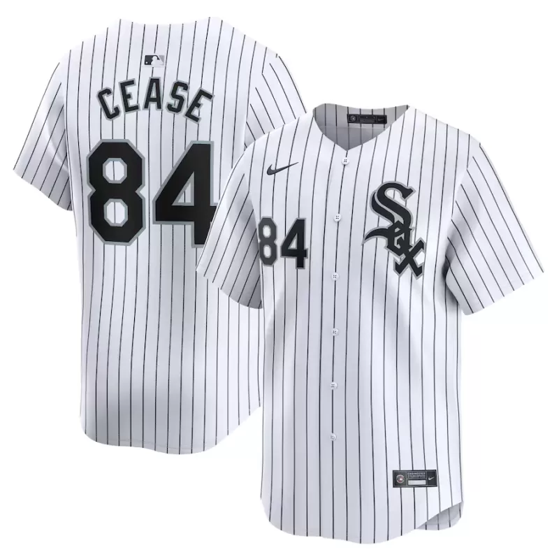 Men's Chicago White Sox Dylan Cease Nike White Home Limited Player Jersey Men's Chicago White Sox Dylan Cease Nike White Home Limited Player Jersey