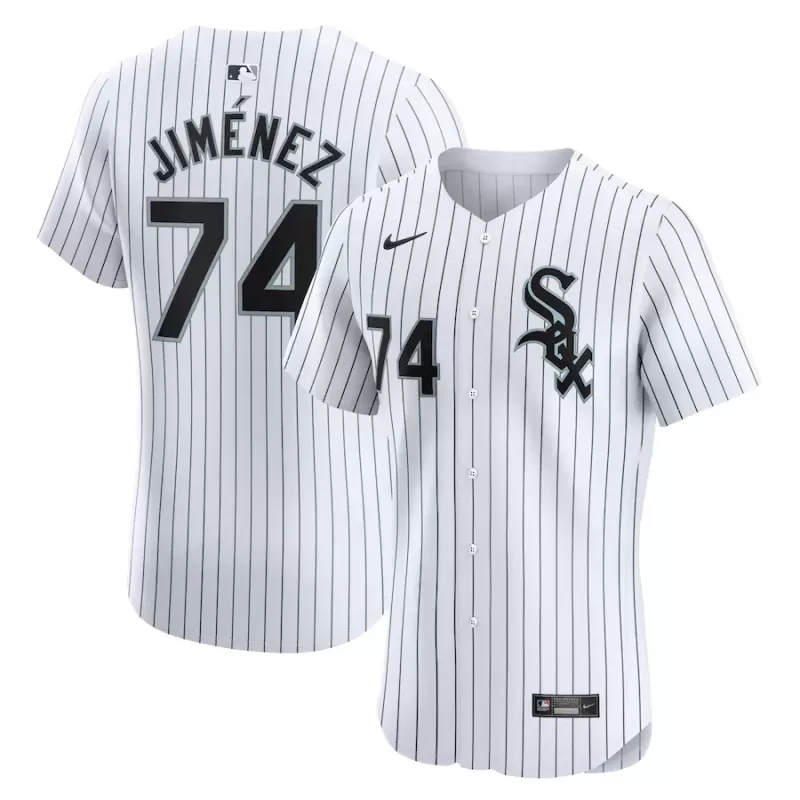 Men's Chicago White Sox Eloy Jimenez Nike White Home Elite Player Jersey Men's Chicago White Sox Eloy Jimenez Nike White Home Elite Player Jersey
