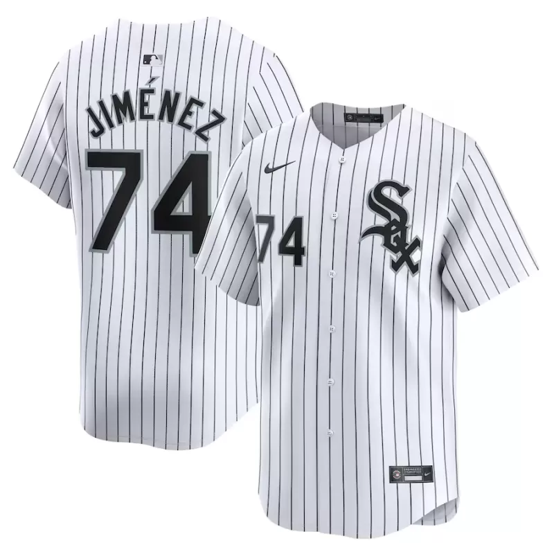 Men's Chicago White Sox Eloy Jimenez Nike White Home Limited Player Jersey Men's Chicago White Sox Eloy Jimenez Nike White Home Limited Player Jersey