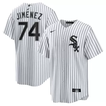 Men's Chicago White Sox Eloy Jimenez Nike White Home Replica Player Name Jersey Men's Chicago White Sox Eloy Jimenez Nike White Home Replica Player Name Jersey