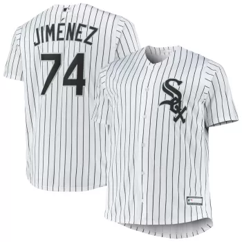 Men's Chicago White Sox Eloy Jimenez White Big & Tall Replica Player Jersey Men's Chicago White Sox Eloy Jimenez White Big & Tall Replica Player Jersey
