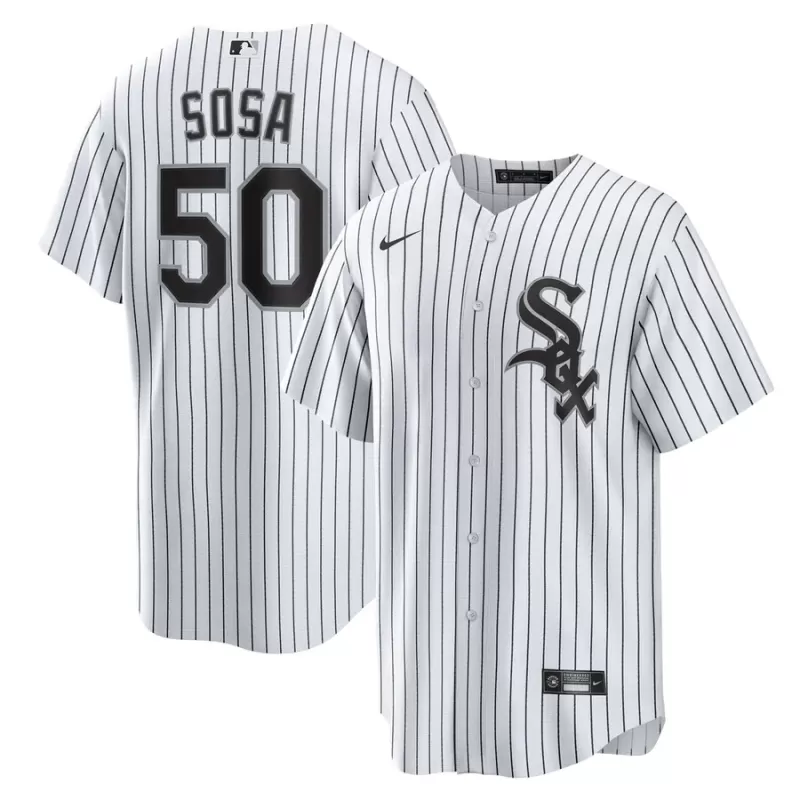 Men's Chicago White Sox Lenyn Sosa Nike White Home Replica Jersey Men's Chicago White Sox Lenyn Sosa Nike White Home Replica Jersey