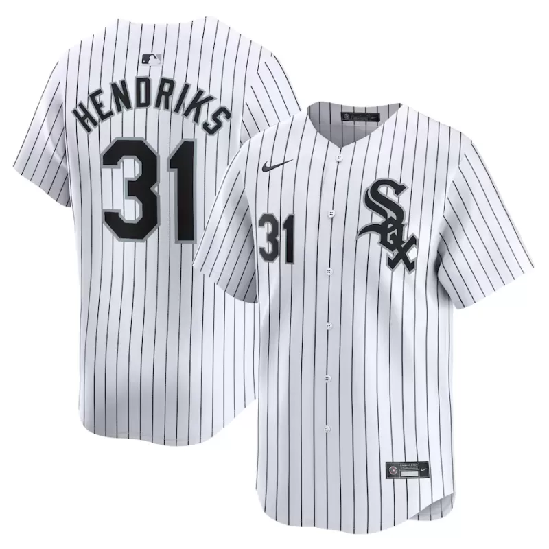 Men's Chicago White Sox Liam Hendriks Nike White Home Limited Player Jersey Men's Chicago White Sox Liam Hendriks Nike White Home Limited Player Jersey