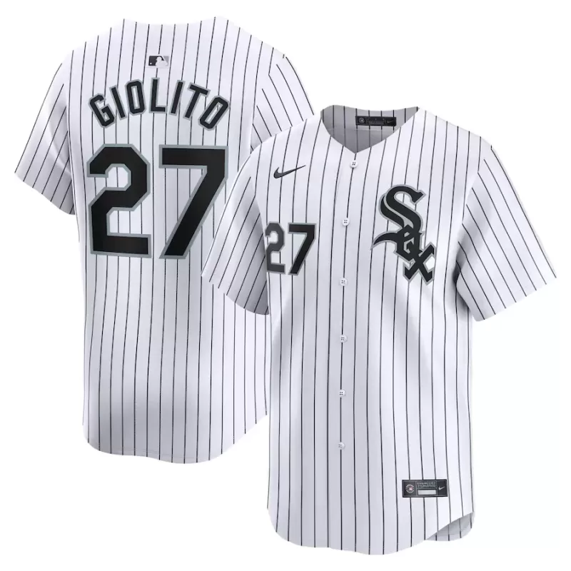Men's Chicago White Sox Lucas Giolito Nike White Home Limited Player Jersey Men's Chicago White Sox Lucas Giolito Nike White Home Limited Player Jersey
