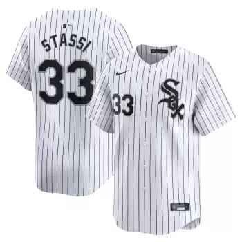 Men's Chicago White Sox Max Stassi Nike White Home Limited Player Jersey Men's Chicago White Sox Max Stassi Nike White Home Limited Player Jersey