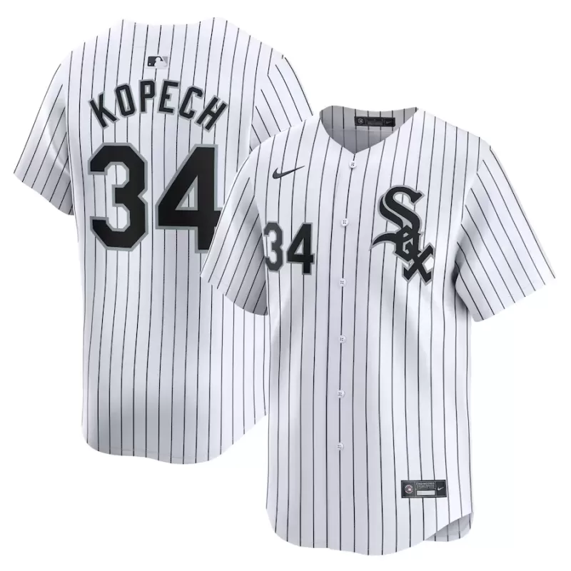 Men's Chicago White Sox Michael Kopech Nike White Home Limited Player Jersey Men's Chicago White Sox Michael Kopech Nike White Home Limited Player Jersey