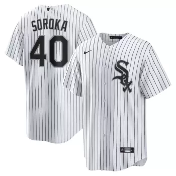 Men's Chicago White Sox Michael Soroka Nike White Home Replica Jersey Men's Chicago White Sox Michael Soroka Nike White Home Replica Jersey
