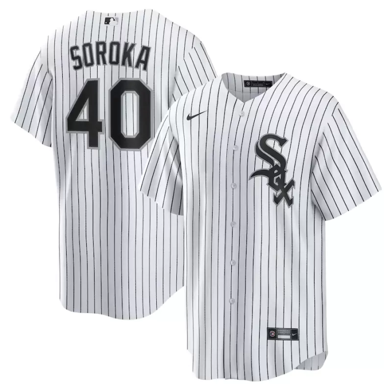Men's Chicago White Sox Michael Soroka Nike White Home Replica Jersey Men's Chicago White Sox Michael Soroka Nike White Home Replica Jersey